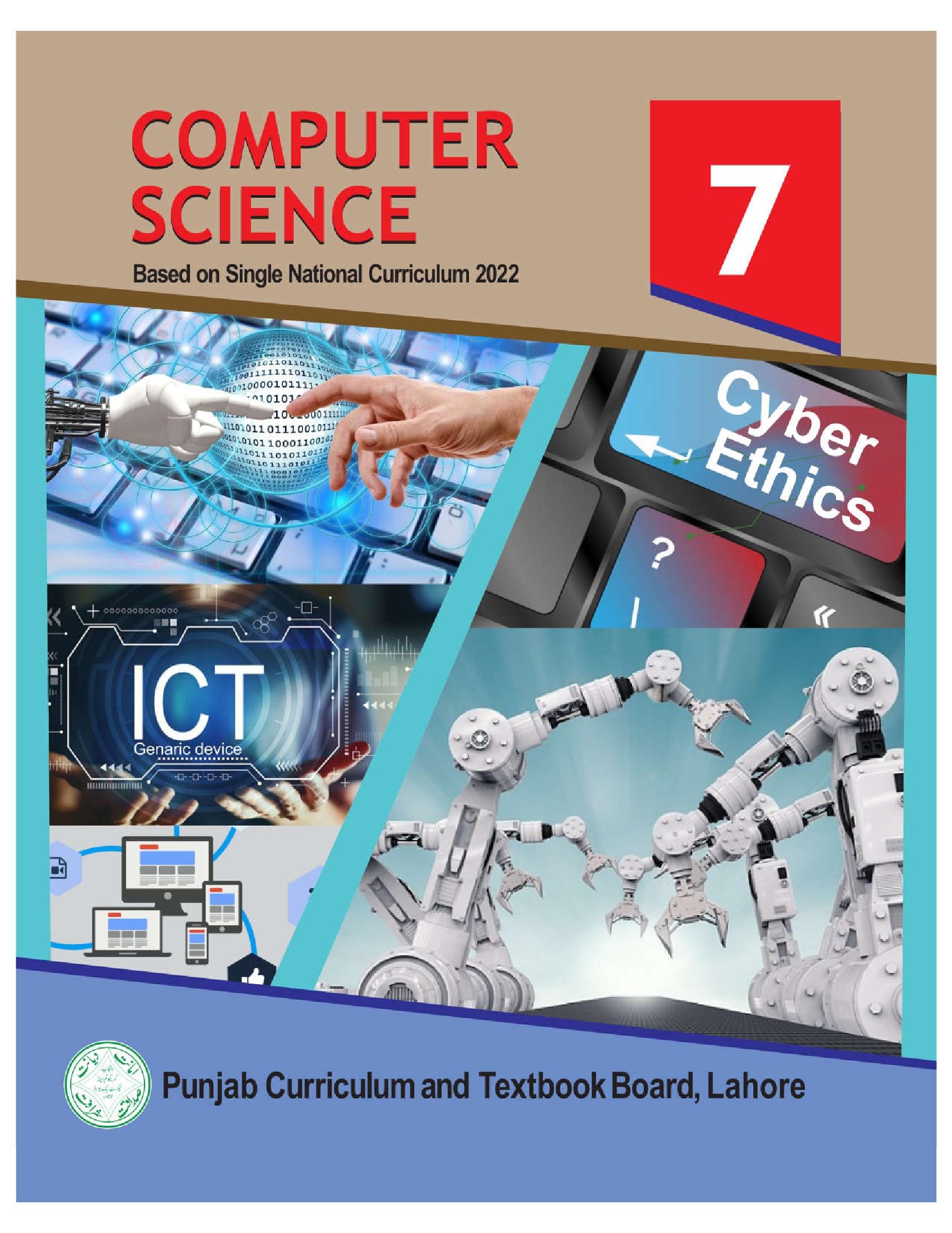 punjab board computer science class 7 book