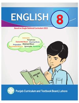 punjab board english class 8 book